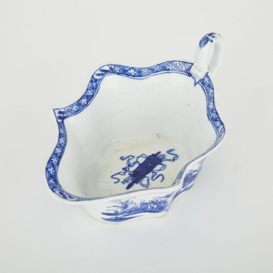 Bow ‘Desirable Residence’ Pattern Sauce Boat, c.1753-54