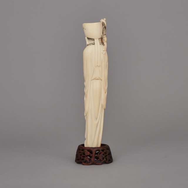 An Ivory Carved Immortal, Circa 1940