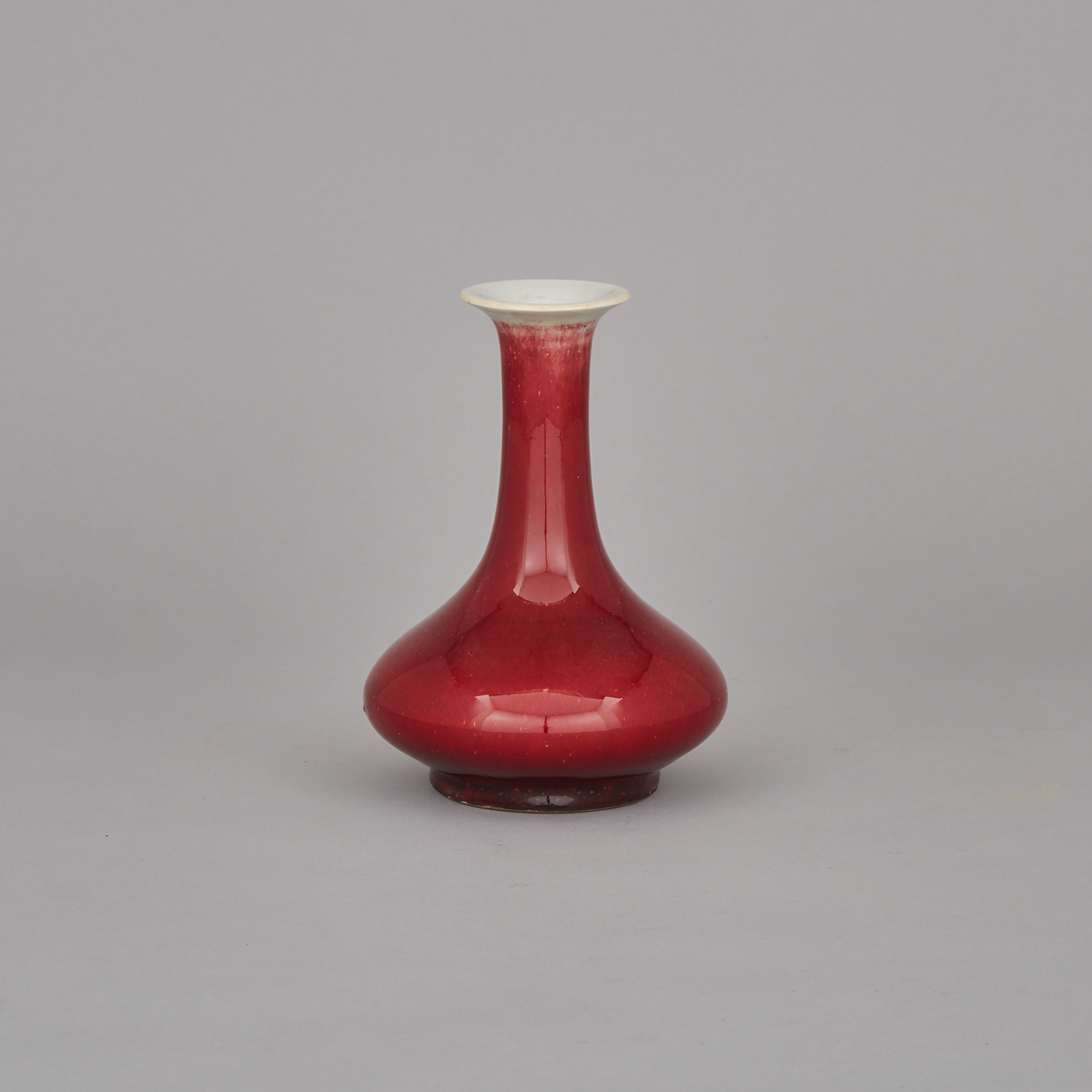 A Small 'Langyao' Compressed Bottle Vase, 18th Century