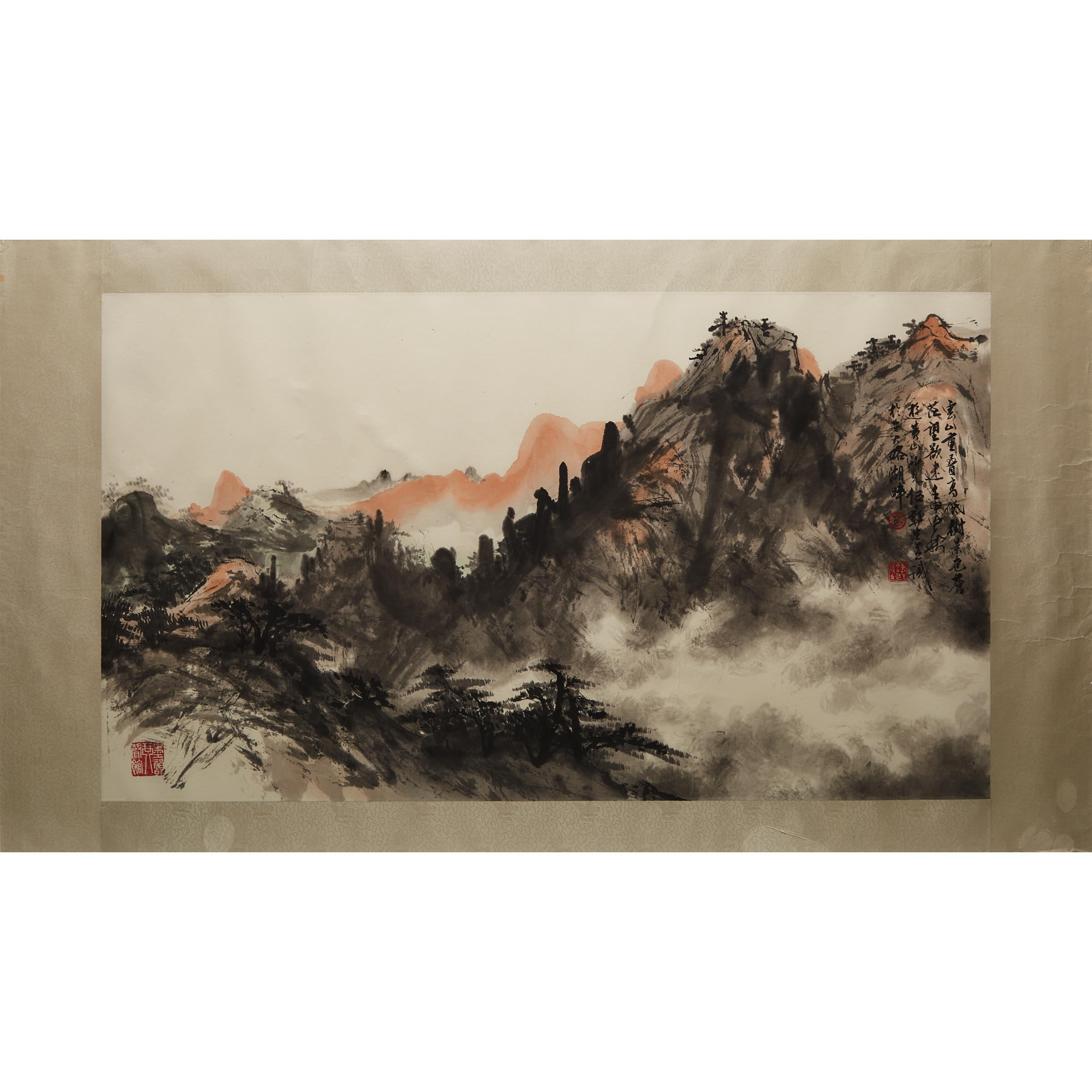 Wu Yisheng (1929-2009), Two Landscape Paintings