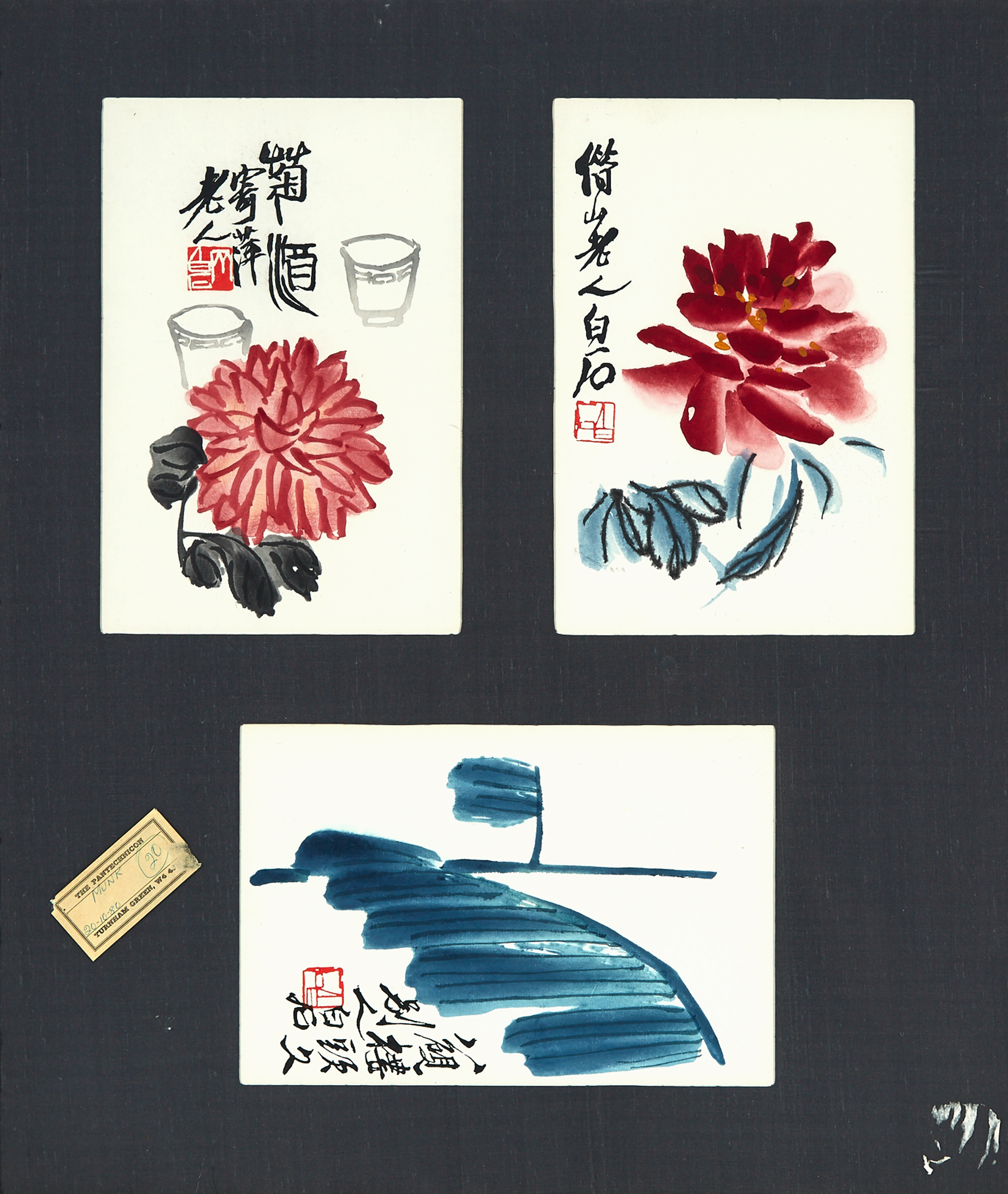 After Qi Baishi (1864-1957), A Group of Six Woodblock Prints