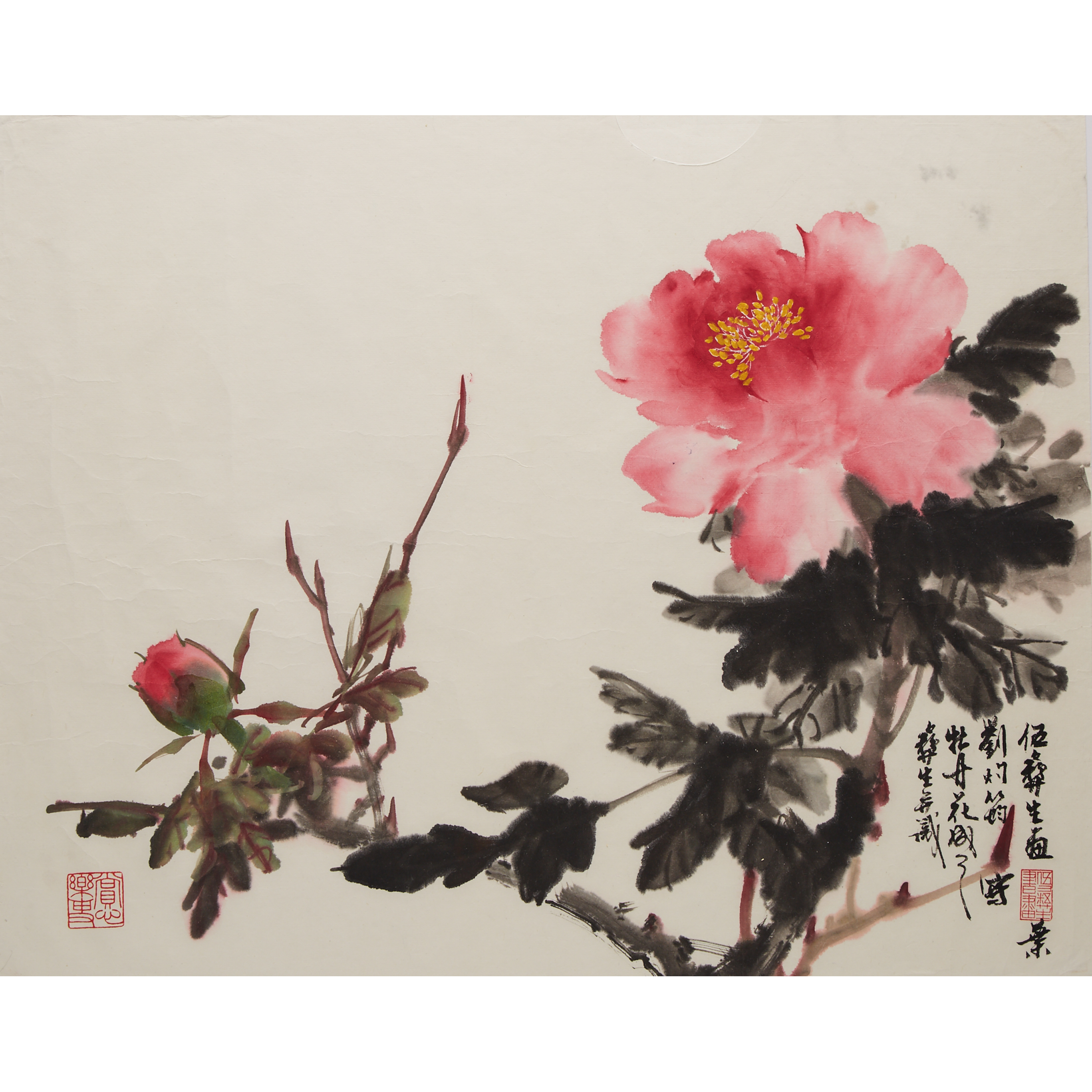 Wu Yisheng (1929-2009), Four Flower Paintings