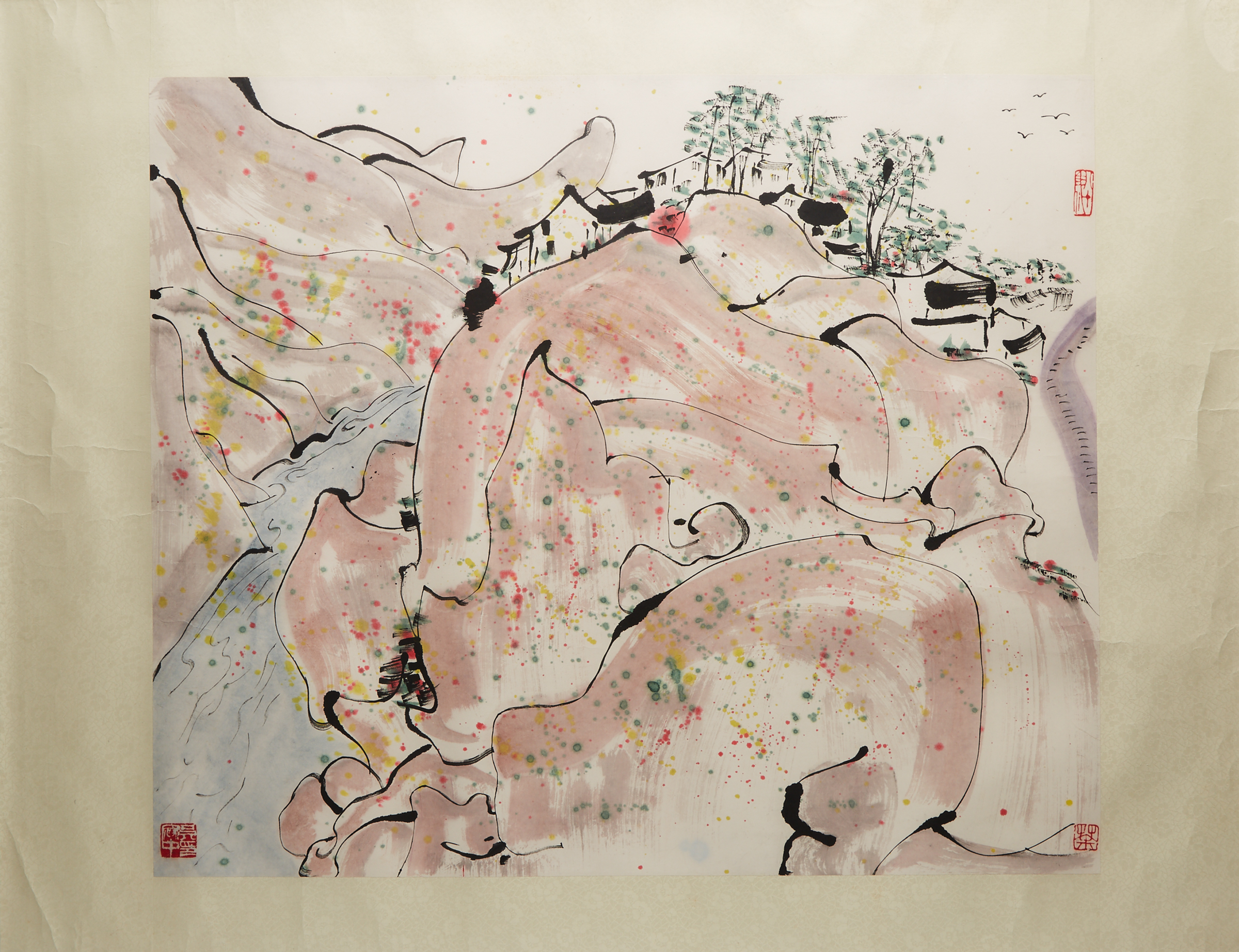 After Wu Guanzhong (1919-2010), Landscape