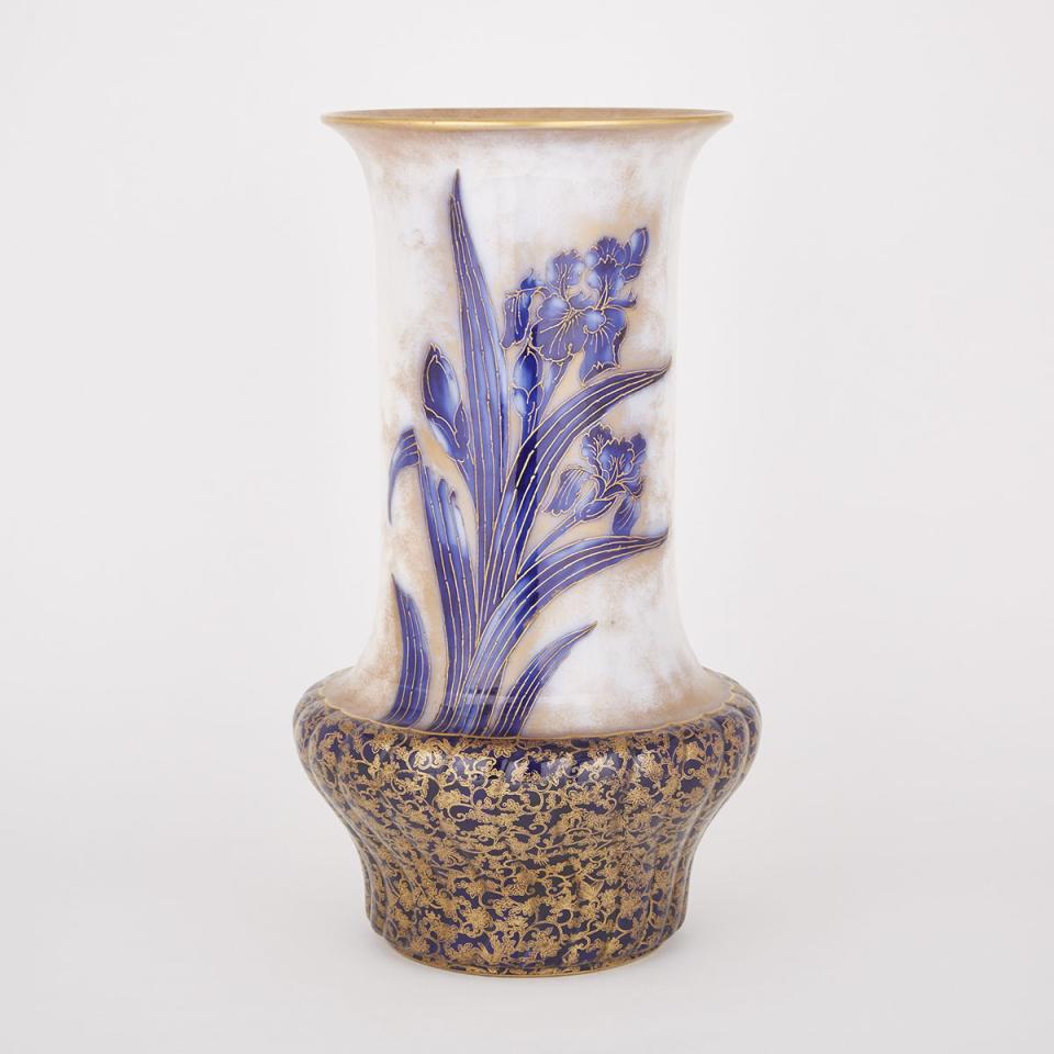 Doulton Burslem Large Vase or Stick Stand, c.1886-90