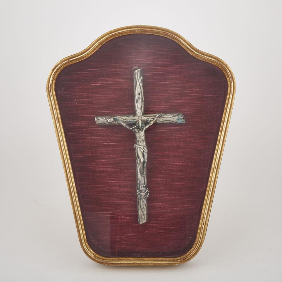 Italian Silver Crucifix, 19th/early 20th century