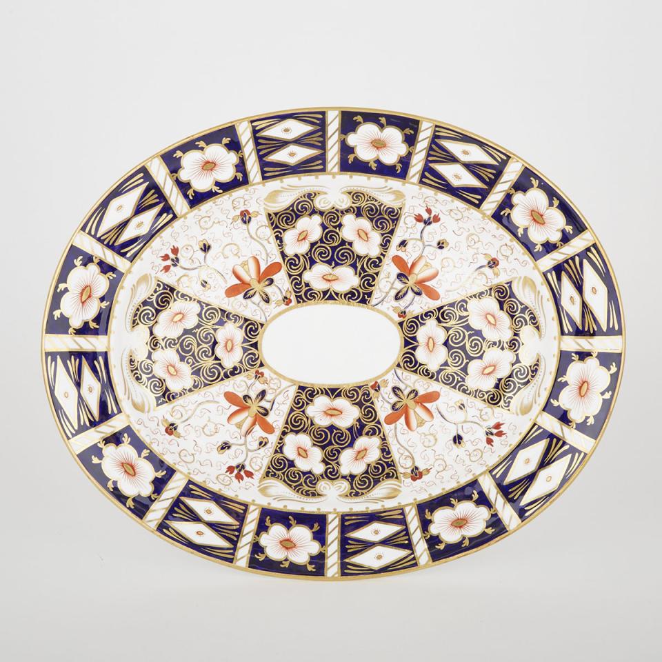 Royal Crown Derby ‘Imari’ (2451) Pattern Large Oval Platter, c.1905