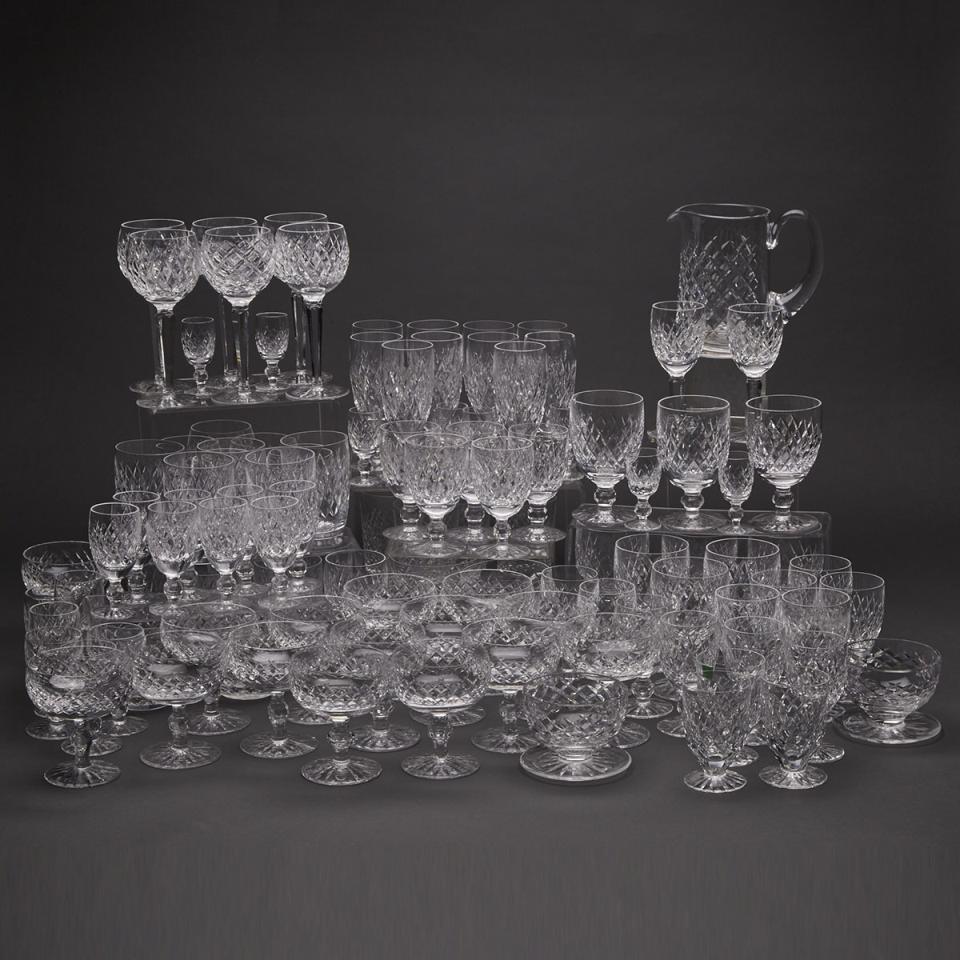 Waterford ’Boyne’ Cut Glass Stemware, 20th century