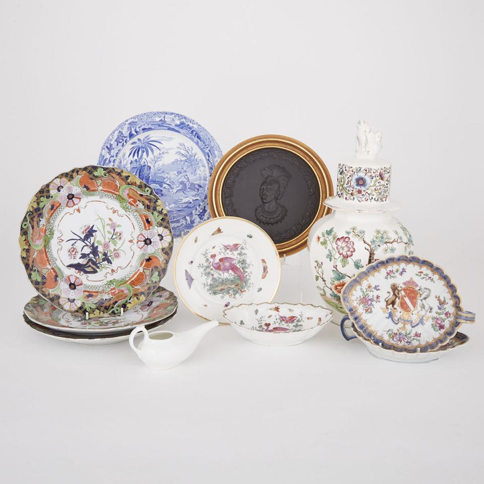 Group of English and Continental Ceramics, 19th/20th century