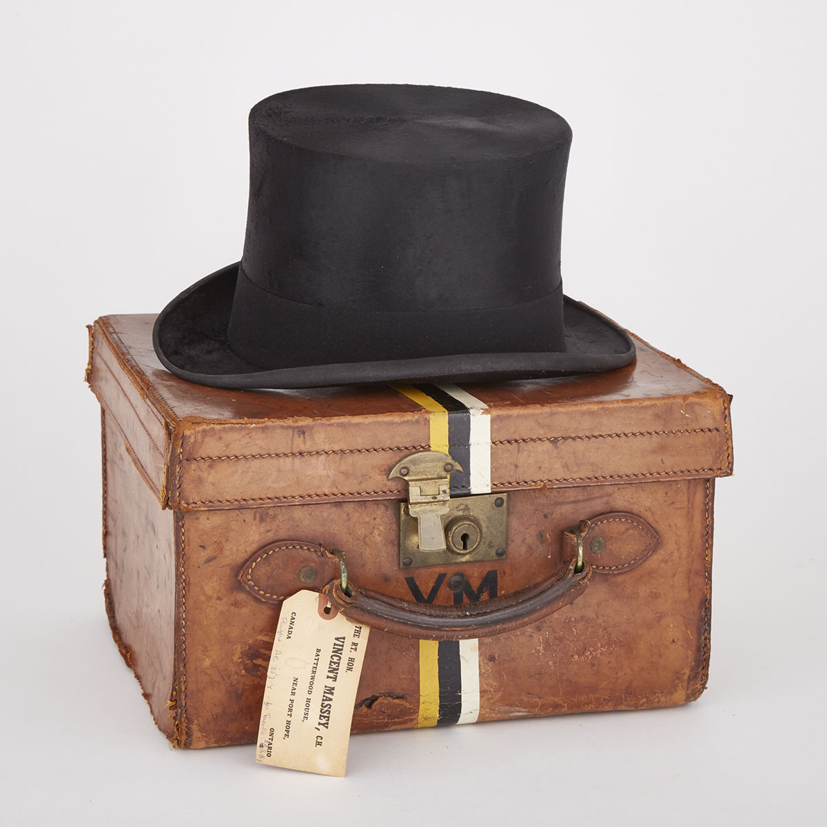 Vincent Massey Top Hat, Lock & Co., Hatters, St. James Street, London c.1940