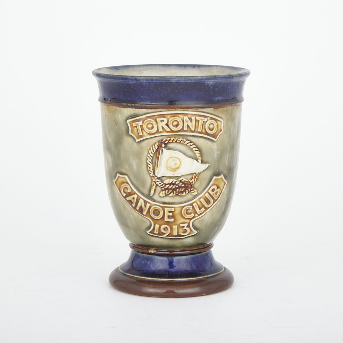 Royal Doulton Stoneware ‘Toronto Canoe Club’ Cup, dated 1913