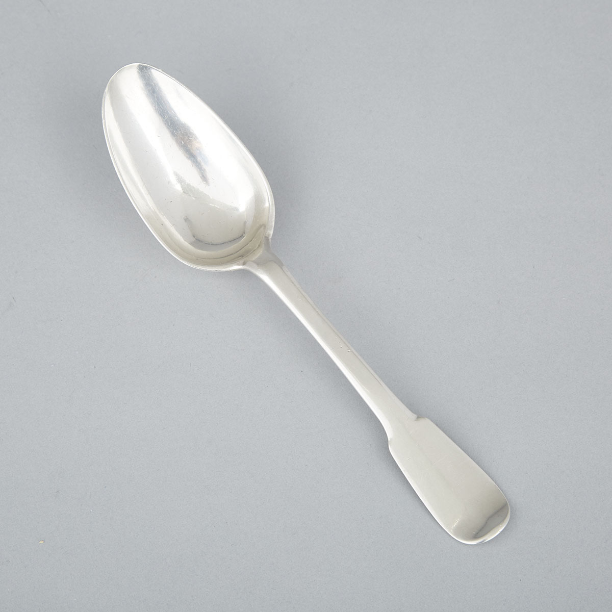 Canadian Silver Table Spoon, Charles-François Delique, Quebec City, Que., c.1770