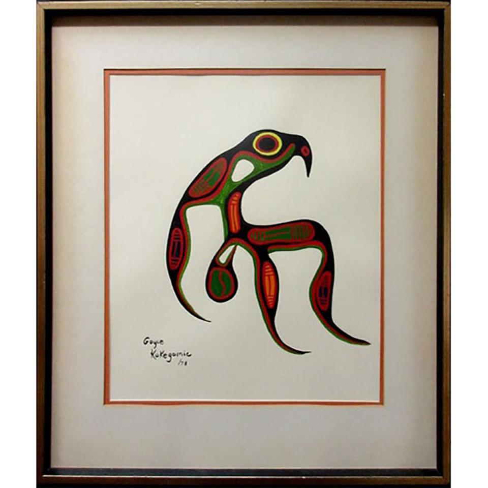 GOYCE KAKEGAMIC (INDIGENOUS CANADIAN, 1948-)