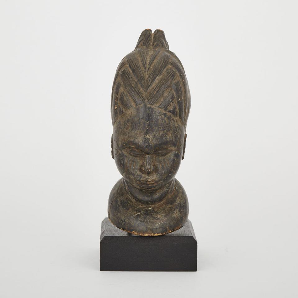 Unidentified Female Bust, possibly Yoruba, West Africa