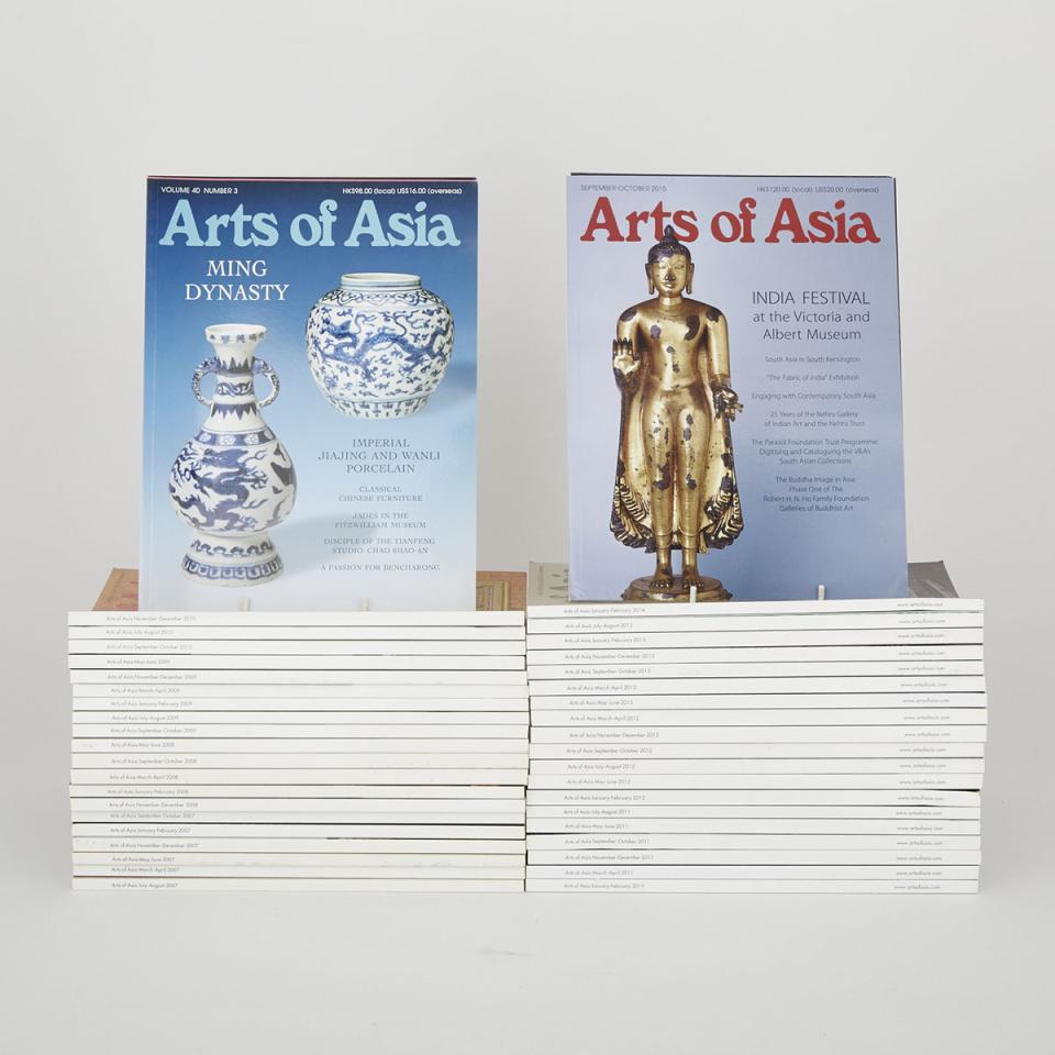 A Group of Forty-Five Arts of Asia Magazines (2007-2015)