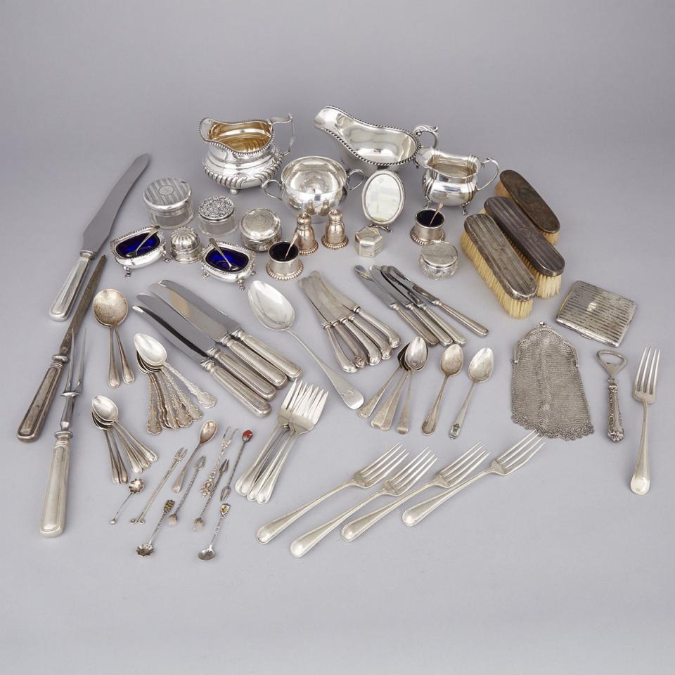 Group of Mainly North American and English Silver, 19th/20th century