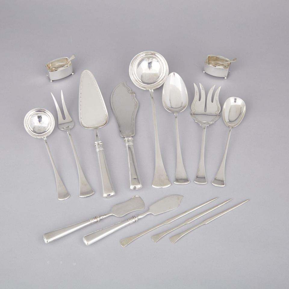 Group of Austro-Hungarian Silver Flatware, Prague, early 20th century