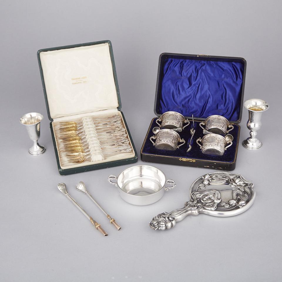 Group of Mainly English and North American Silver, late 19th/20th century
