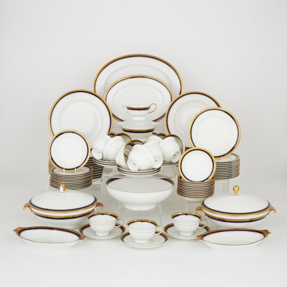 Rosenthal ‘Continental’ Blue and Gilt Decorated Service, 20th century