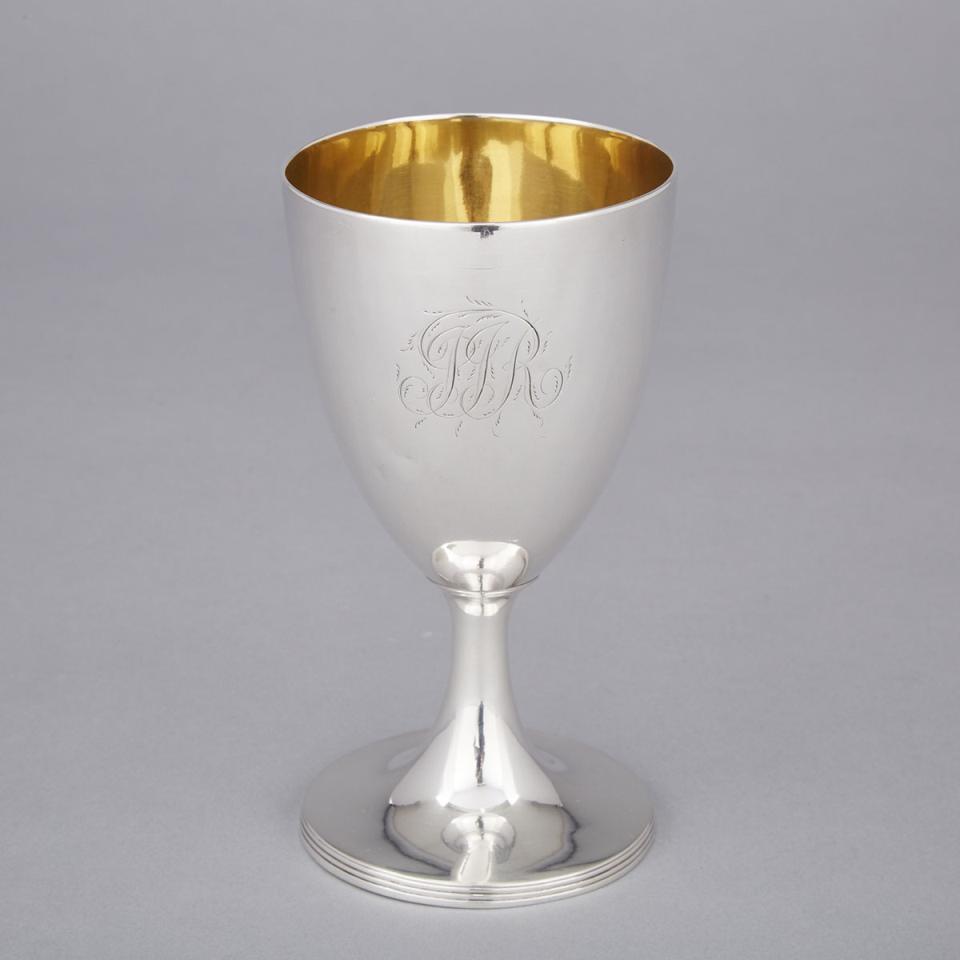 George III Silver Wine Goblet, Henry Chawner, London, 1792