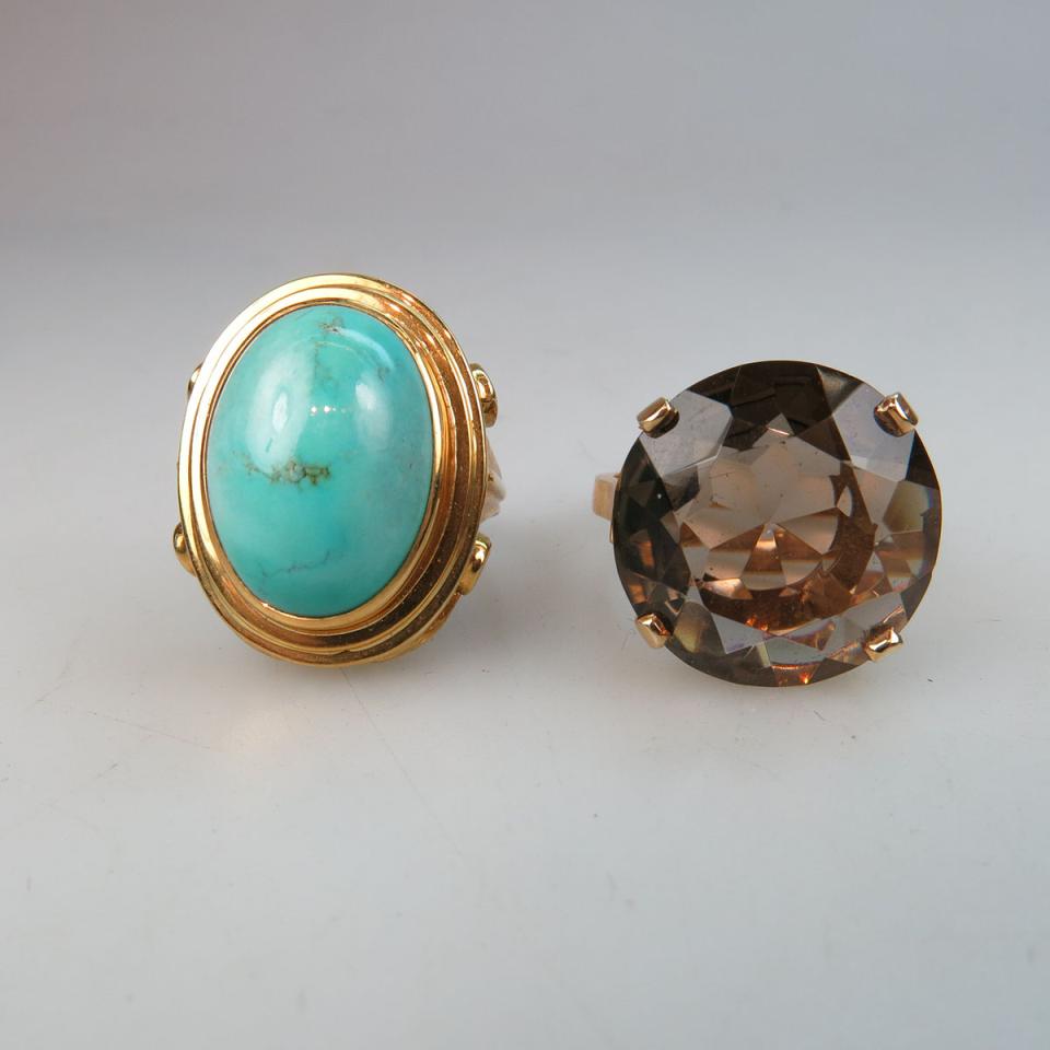Two Yellow Gold Rings
