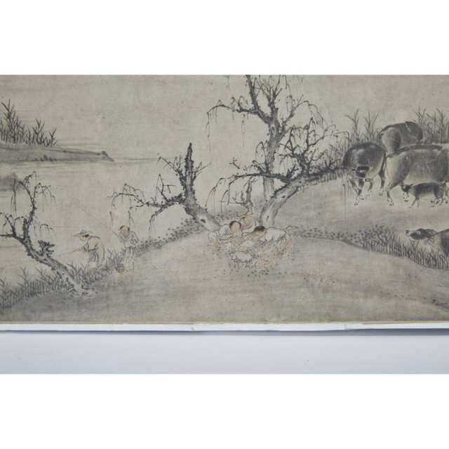 Chen Jing 陳景, Water Buffalo, Qing Dynasty