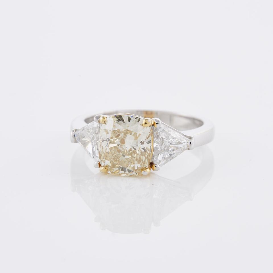 18k White And Yellow Gold Ring