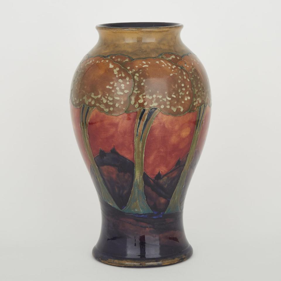 Moorcroft Eventide Large Baluster Vase, c.1925