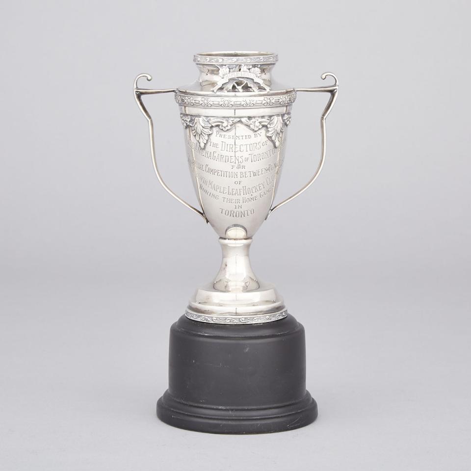 Toronto Maple Leaf Hockey Club Players Competition Trophy To Clarence ‘Hap’ Day, Season 1928-29