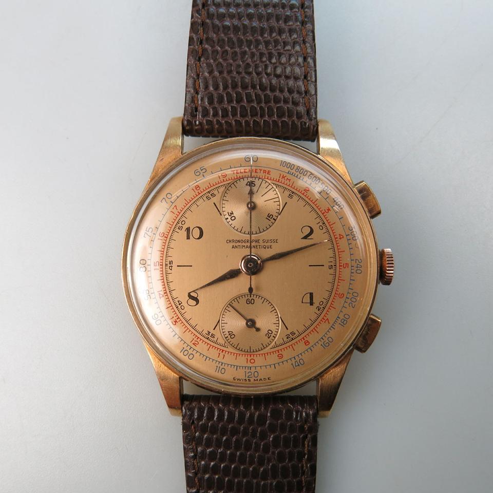 Swiss Wristwatch With Chronograph