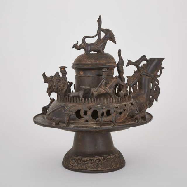 A Rare Bronze Pot, Brunei, Circa 16th Century