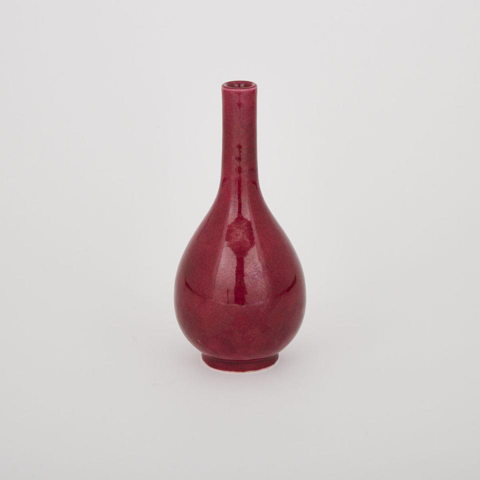 A Magenta Crackled Vase