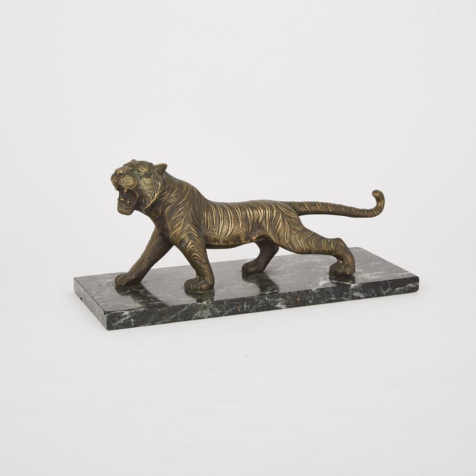 A Bronze Model of a Tiger