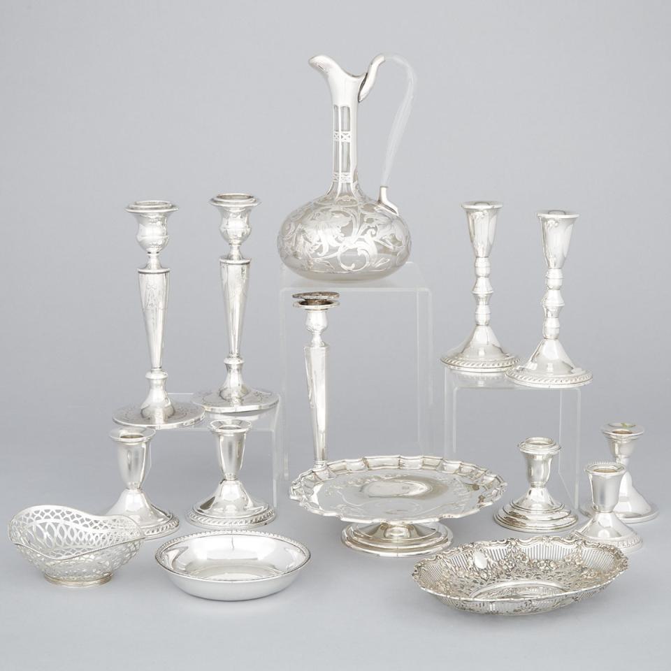 Group of North American, English and Continental Silver, 20th century