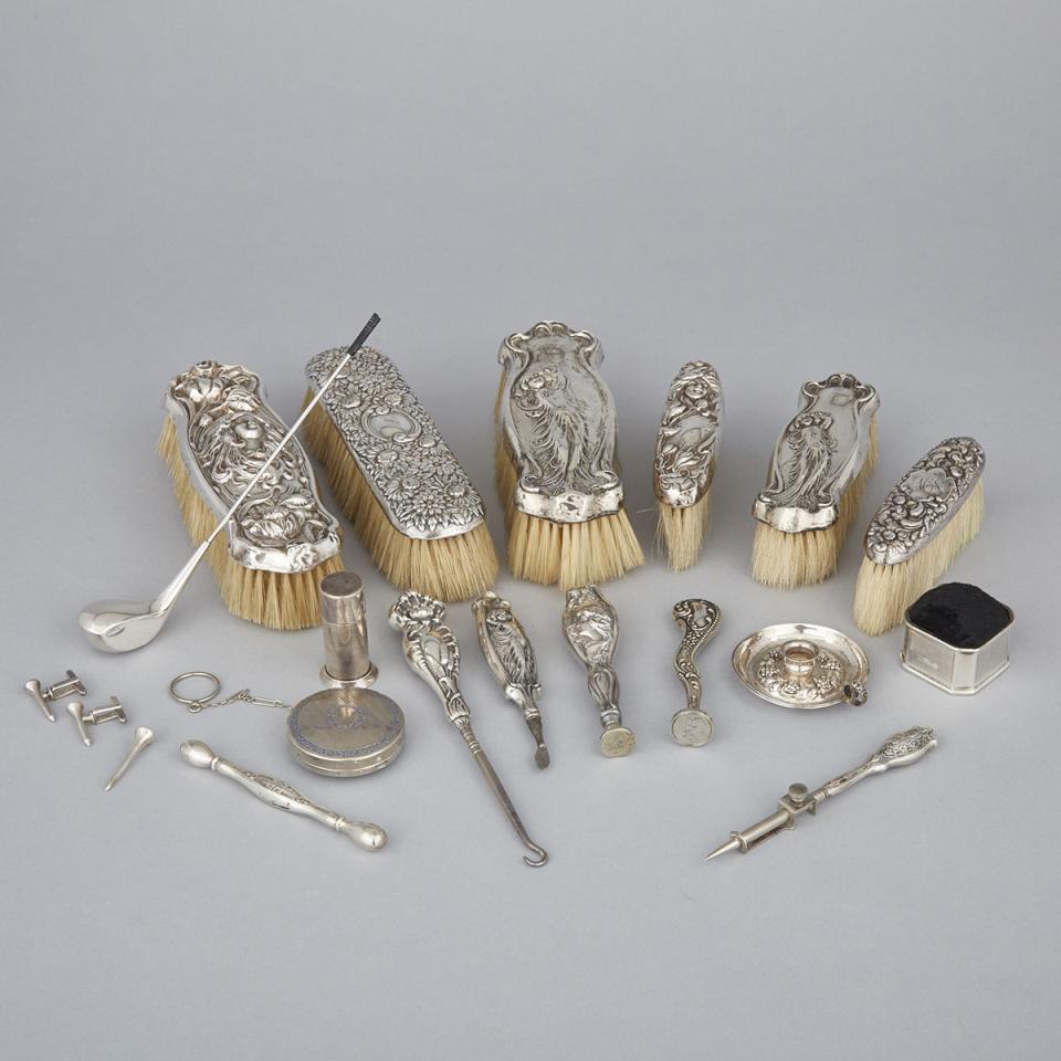 Group of Silver Small Articles, 20th century