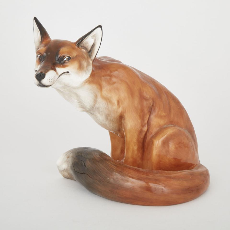 ‘Seated Fox’, Royal Doulton Model, HN2634