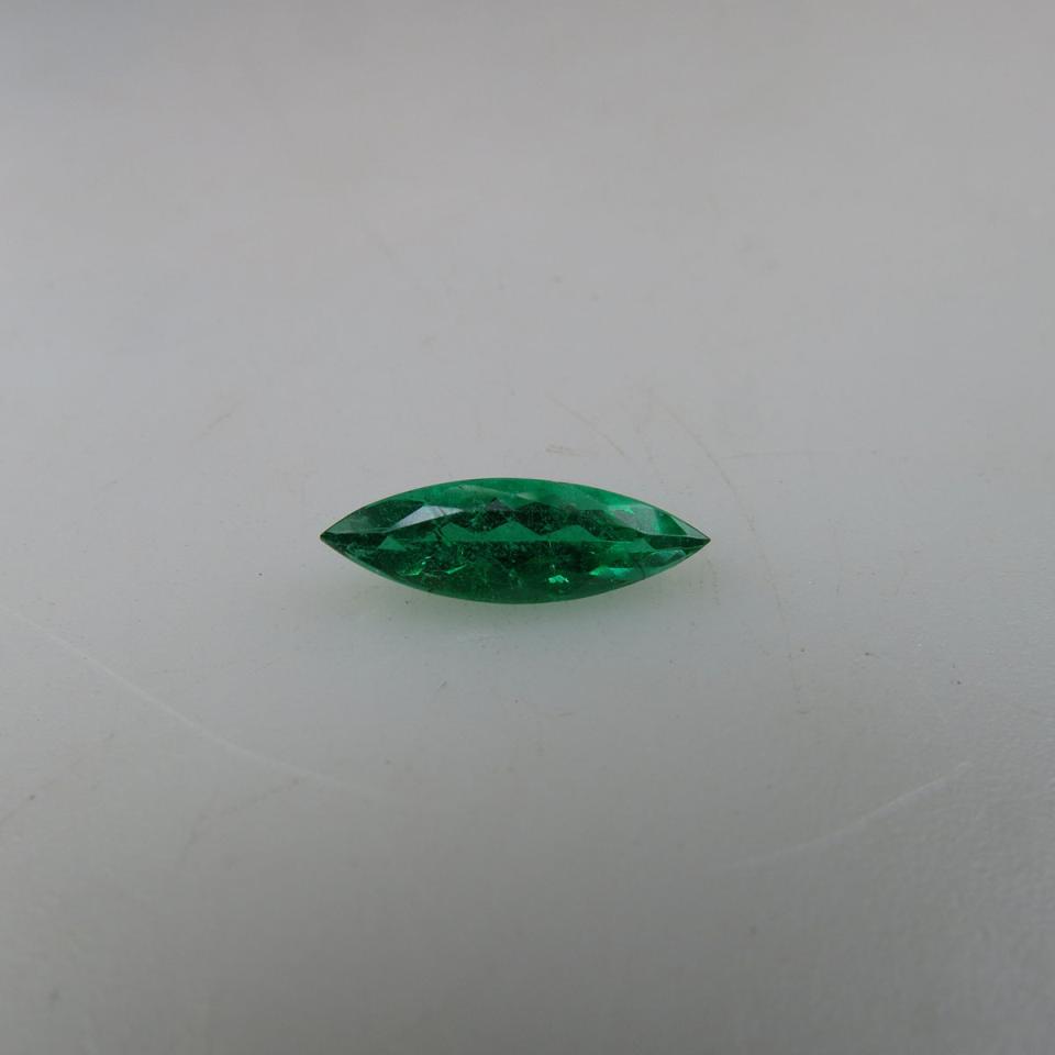 Marquise cut emerald (1.13ct.)