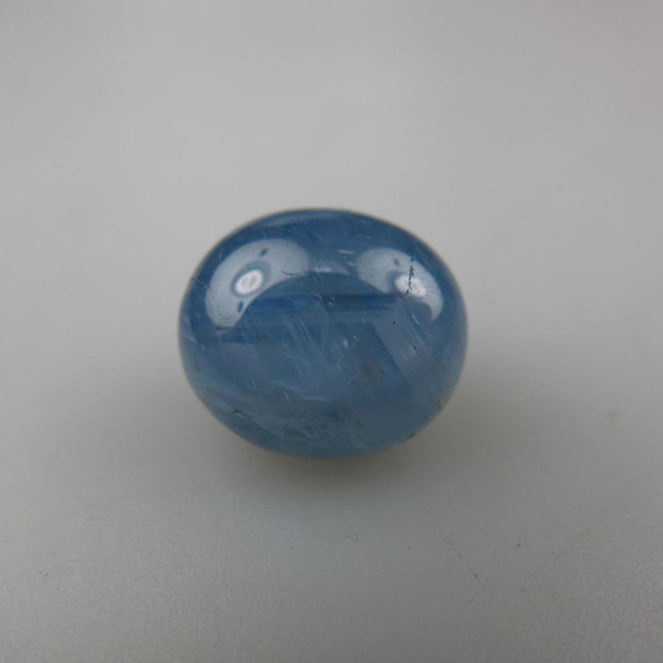Oval star sapphire cabochon (16.12ct.)