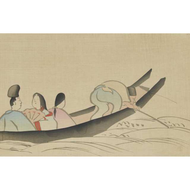 Yoshijiro Urushibara (1888-1953), Four Views, Woodblock Prints 