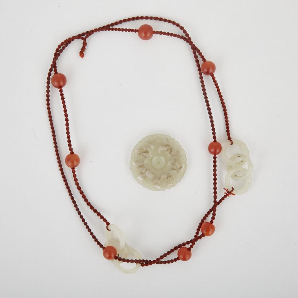 A Jade Pendant Necklace