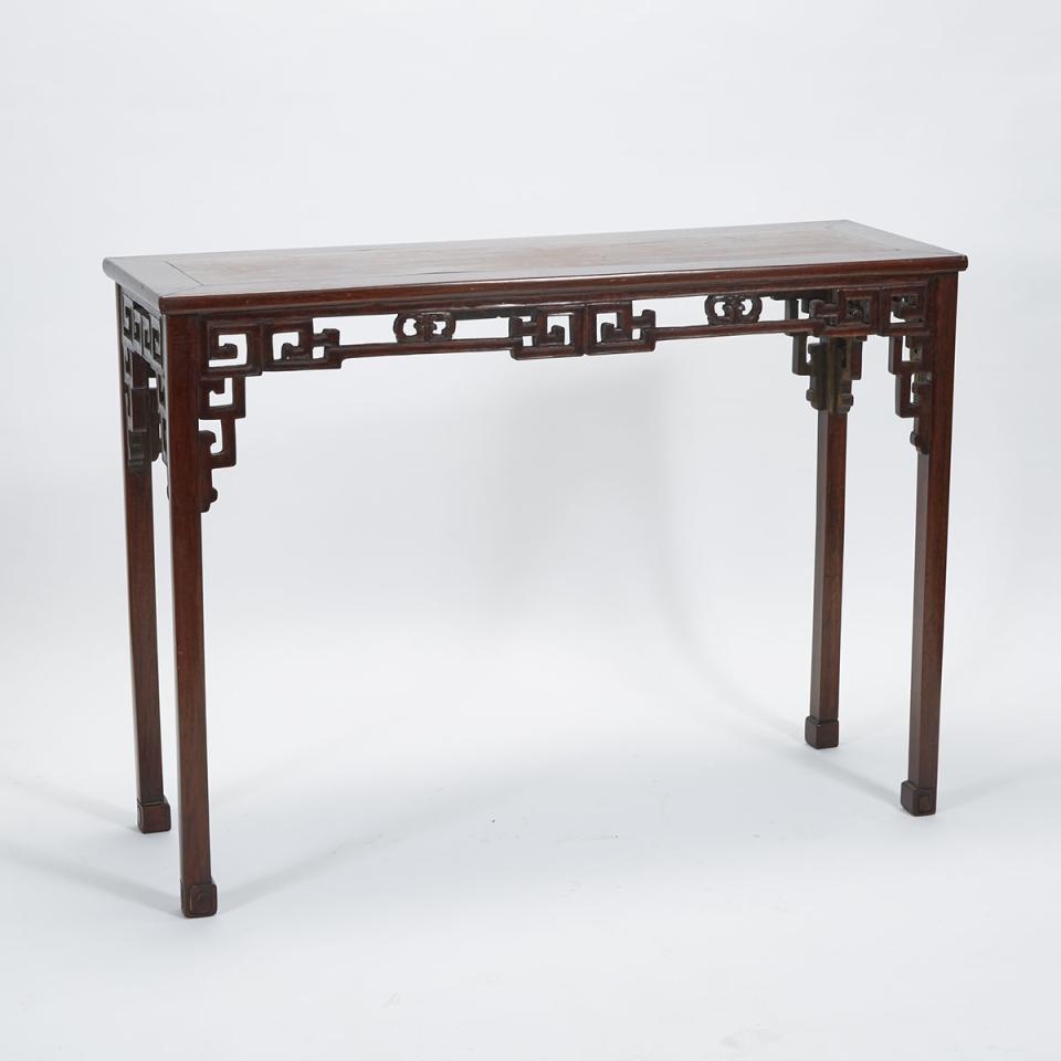 A Hardwood Altar Table, 19th/20th Century