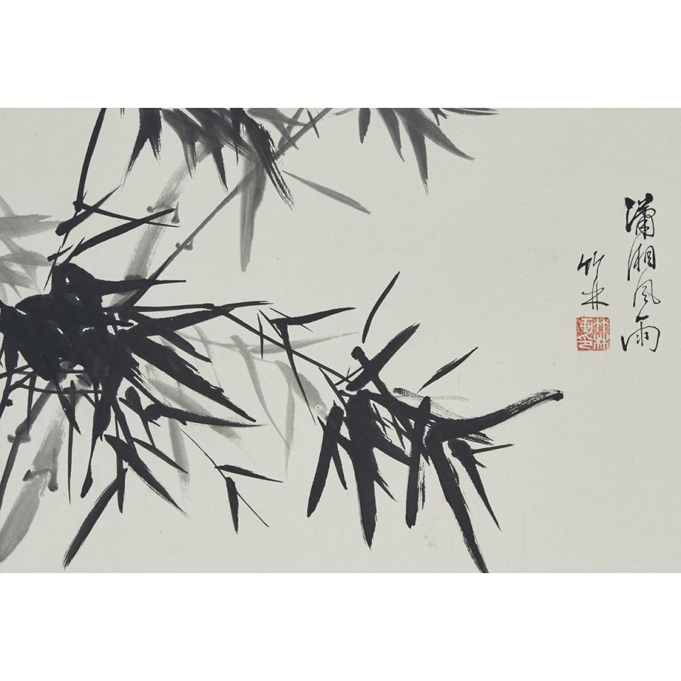 A Group of Four Chinese Floral Paintings 