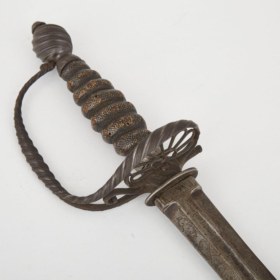 Russian Catherine II Small Sword, mid 18th century