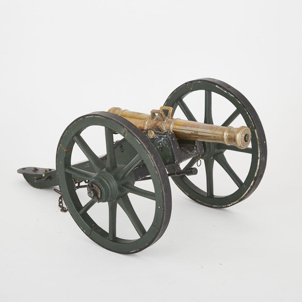 Working Model of a Napoleonic Field Cannon, mid 20th century