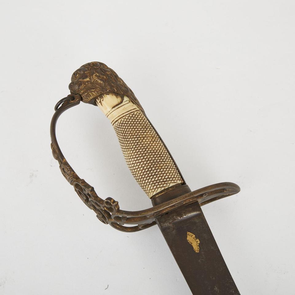 George III 1803 Pattern Light Infantry Officer’s Sword, early 19th century