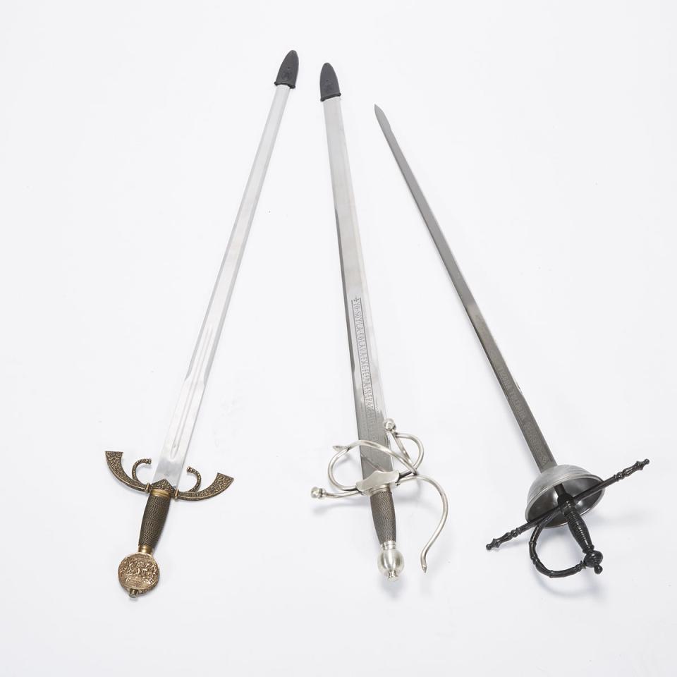 Three Marto of Toledo, Spain, Swords, 21st century