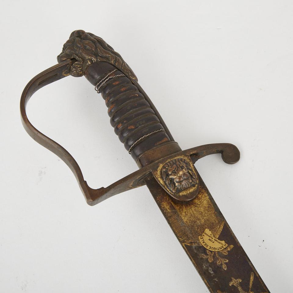 Georgian Cavalry Officer’s Dress Sword, c.1800