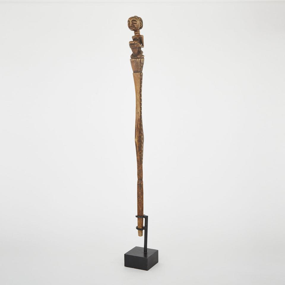 Hemba Figural Walking Stick, Democratic Republic of Congo, Central Africa