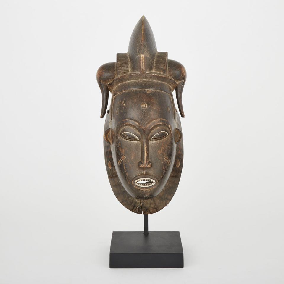 Baule Kpan Mask, Ivory Coast, West Africa