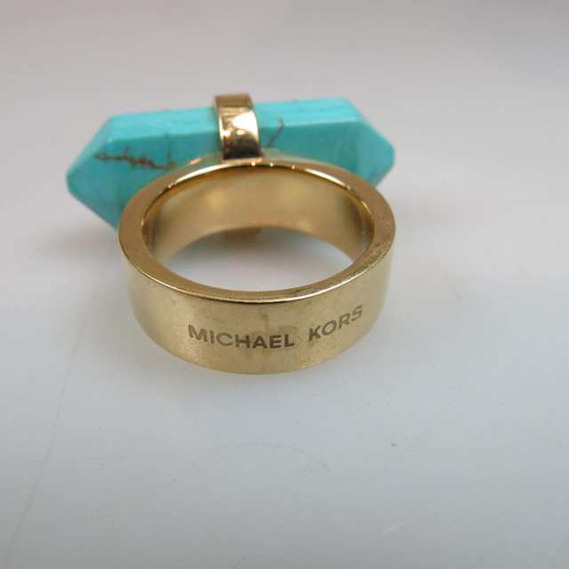 Michael Kors Gold Tone Metal Ring