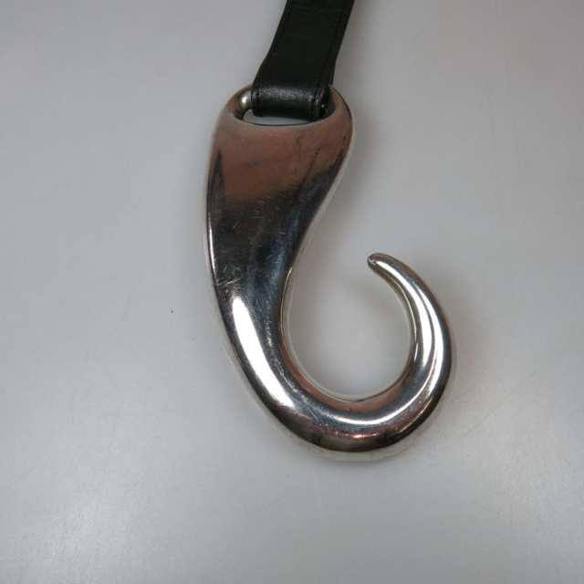 Tiffany & Co. Elsa Peretti Italian Sterling Silver “Fish Hook” Belt Hook